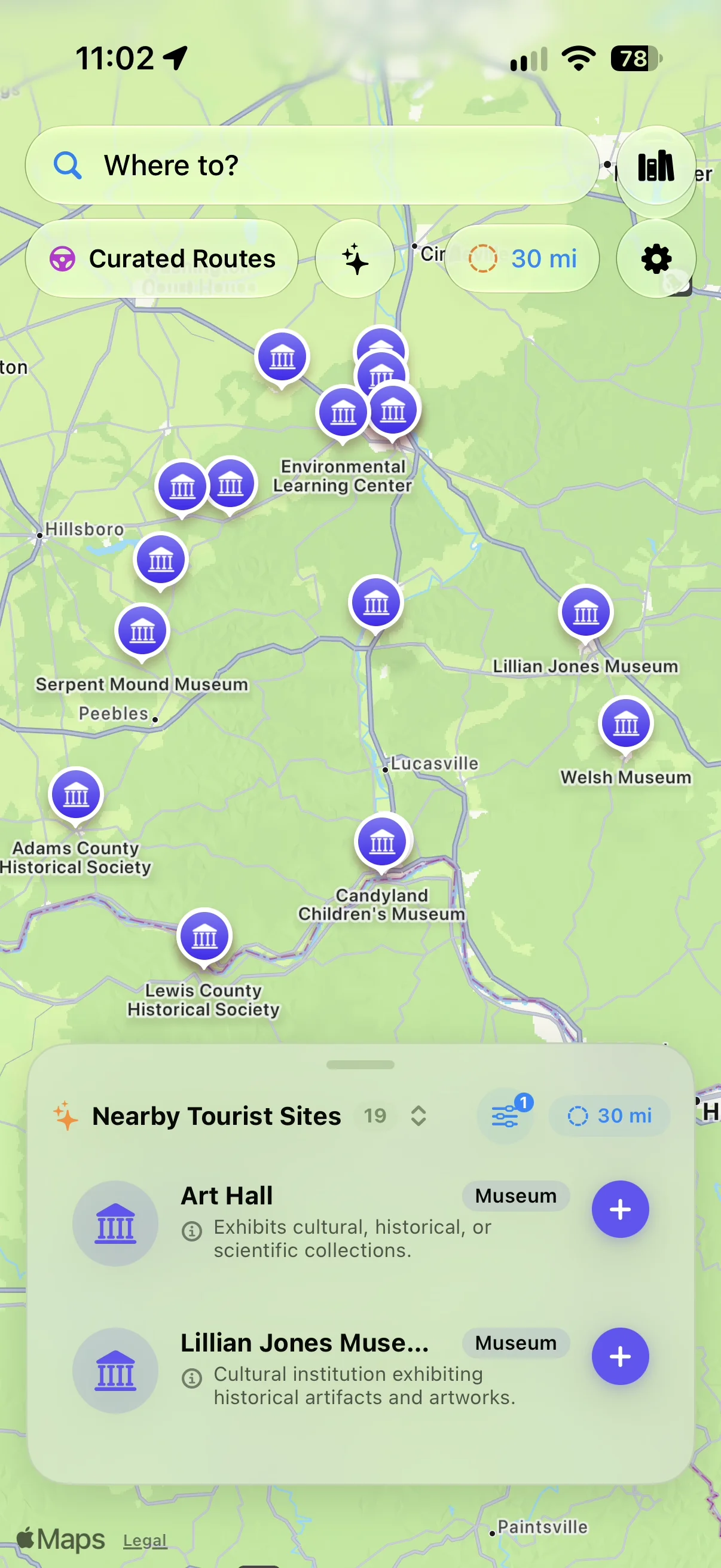 Area museums and cultural heritage search (19 sites)